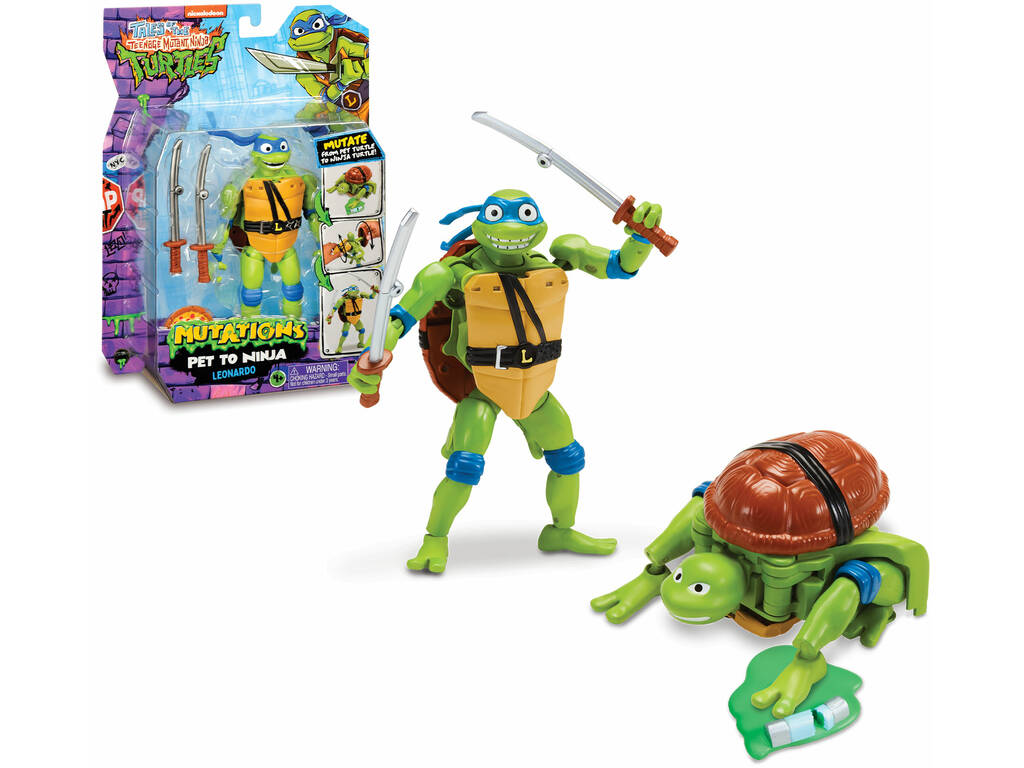 Tartarughe Ninja Mutations Figura Trasformabile Famosa TU838000