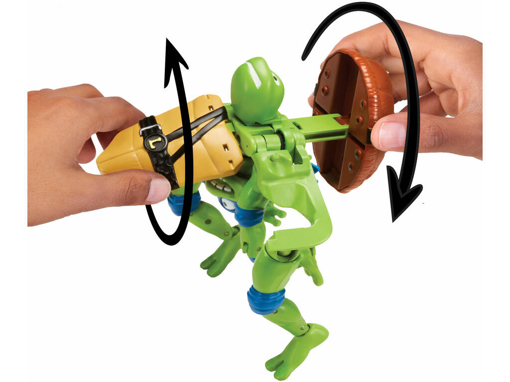 Tartarughe Ninja Mutations Figura Trasformabile Famosa TU838000