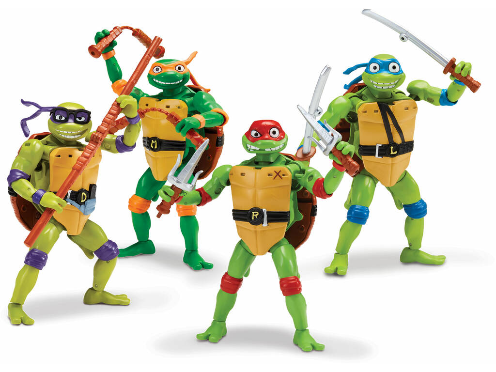 Tartarughe Ninja Mutations Figura Trasformabile Famosa TU838000