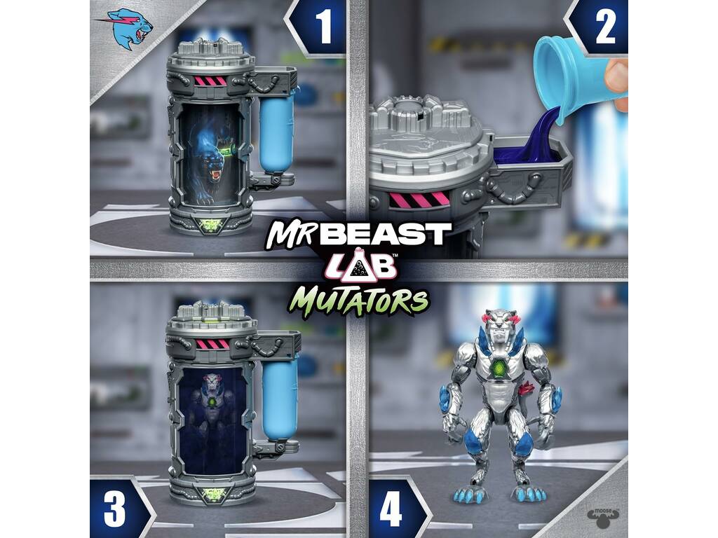 Mr Beast LAB Camera di Mutazione con figura da 13 cm