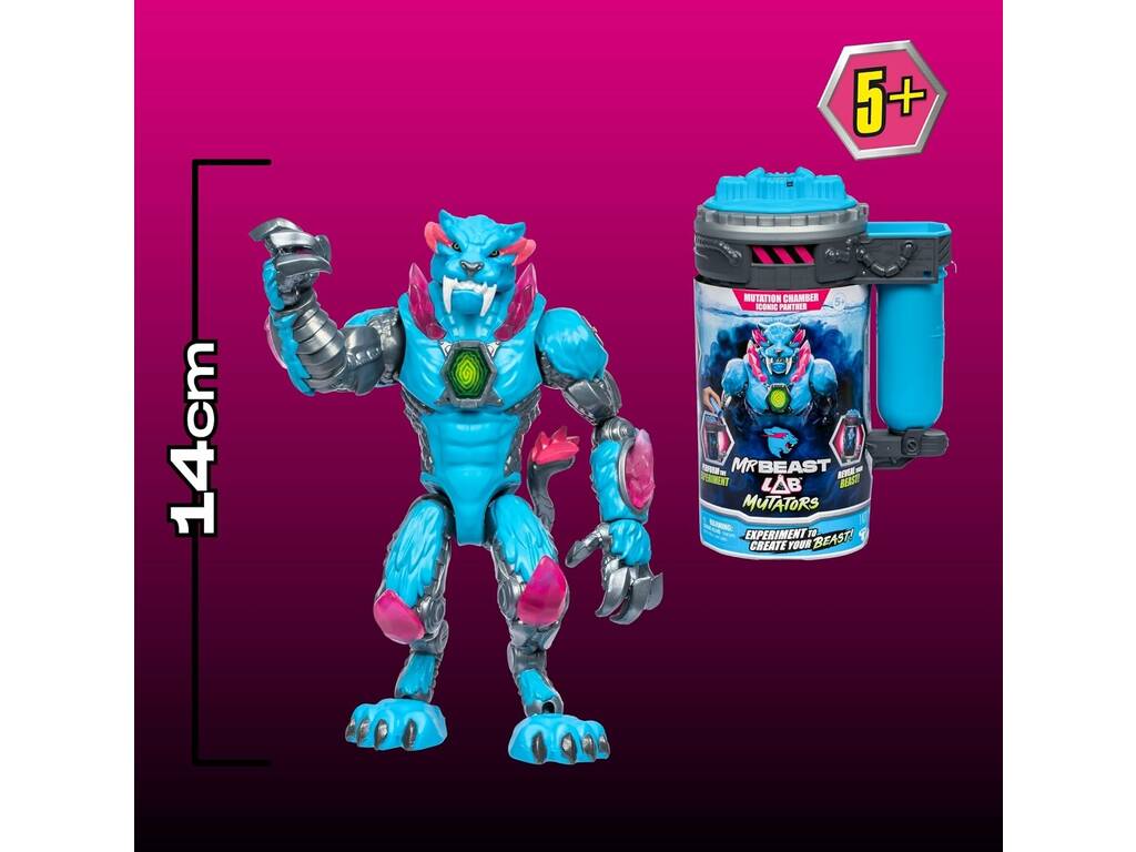 Mr Beast LAB Camera di Mutazione con figura da 13 cm