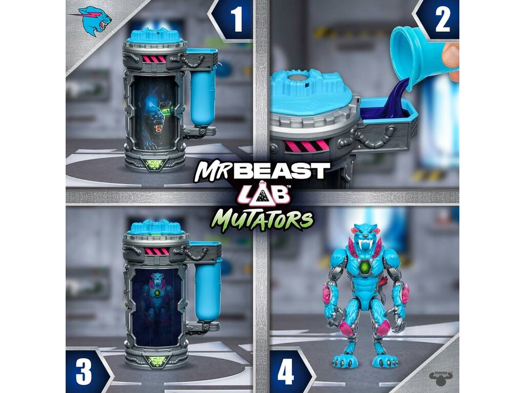 Mr Beast LAB Camera di Mutazione con figura da 13 cm