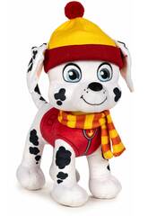imagen Peluche Paw Patrol Marshall Winter 20 cm Famosa 760023917