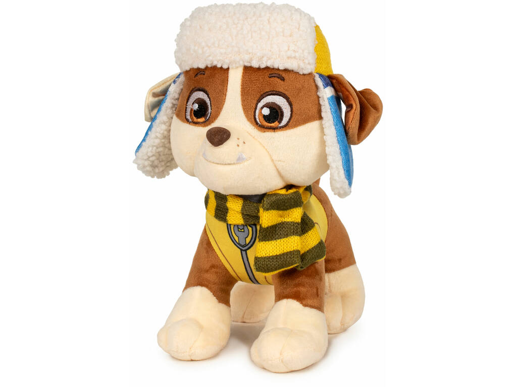 Paw Patrol Rubble Jouet doux d'hiver 20 cm Famosa 760023917