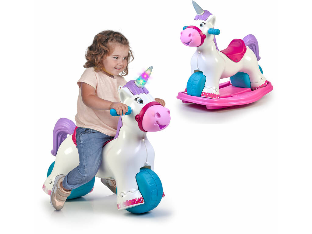 Bébé Licorne 2 en 1 à enfourcher Famosa FED35000