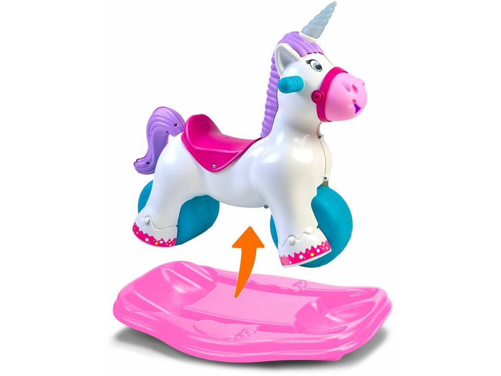 Bébé Licorne 2 en 1 à enfourcher Famosa FED35000