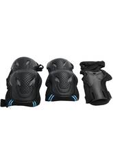 imagen Jeu de protection multisport X-Trem Taille M pour enfants avec coudières, genouillères et poignets