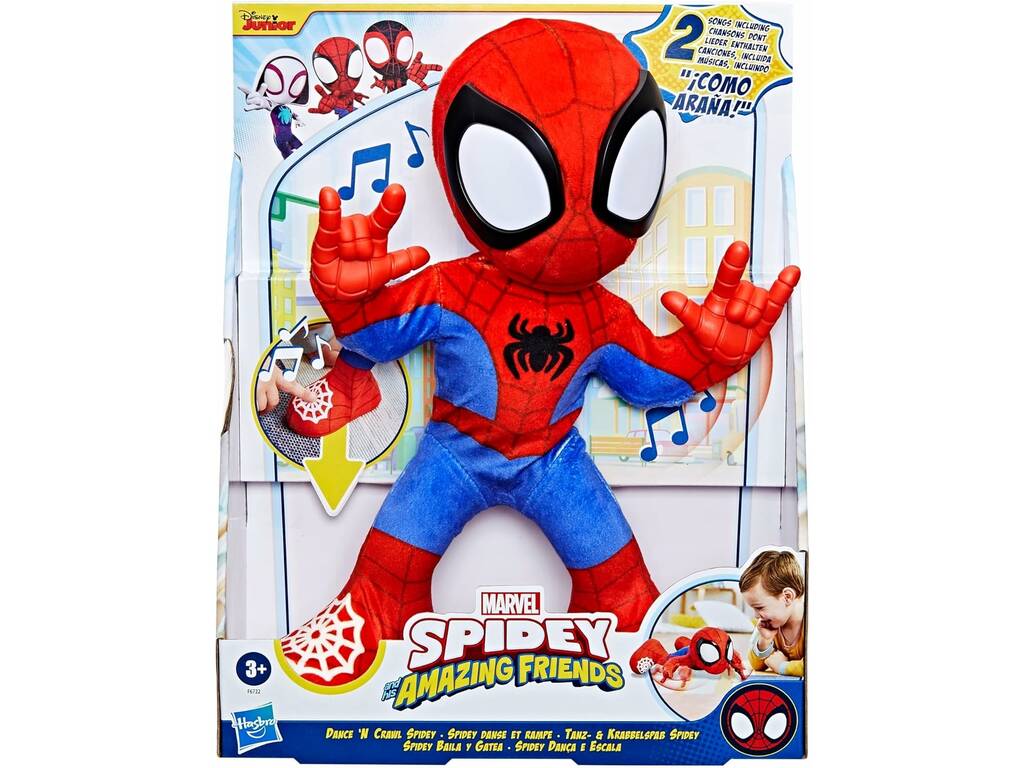 Spidey And His Amazing Friends Figure Spidey Dances And Crawls Hasbro F6722