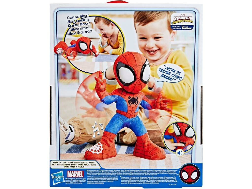 Spidey And His Amazing Friends Figure Spidey Dances And Crawls Hasbro F6722