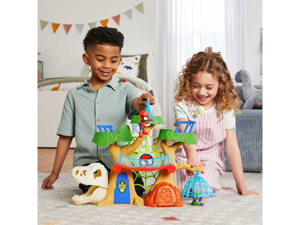 Spidey And His Amazing Friends Dino-Webs Albero Ragno Hasbro F9477