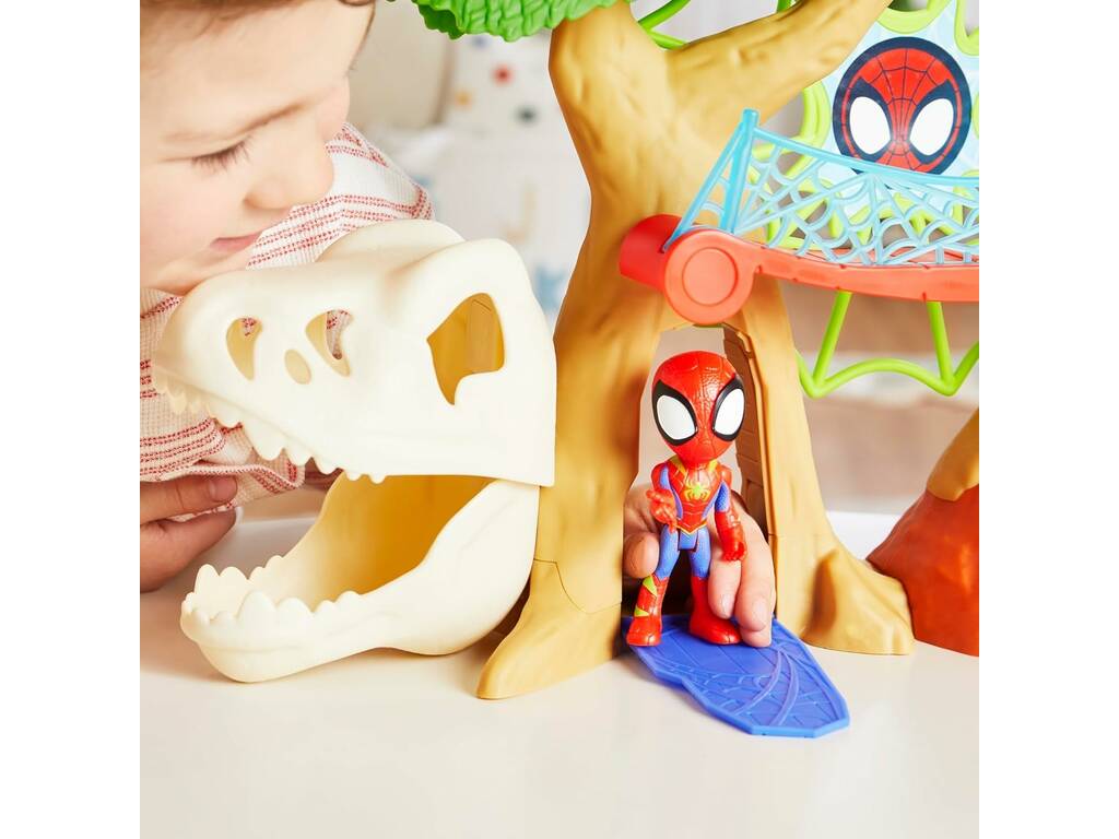 Spidey And His Amazing Friends Dino-Webs Albero Ragno Hasbro F9477