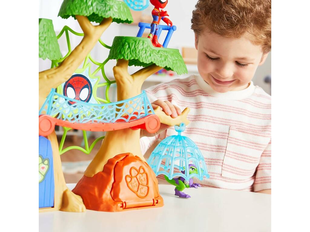 Spidey And His Amazing Friends Dino-Webs Albero Ragno Hasbro F9477