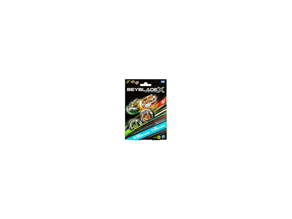 Beyblade X Pack 2 Peonzas Sin Lanzador