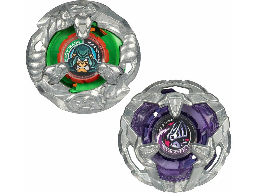 Beyblade X Pack 2 Peonzas Sin Lanzador