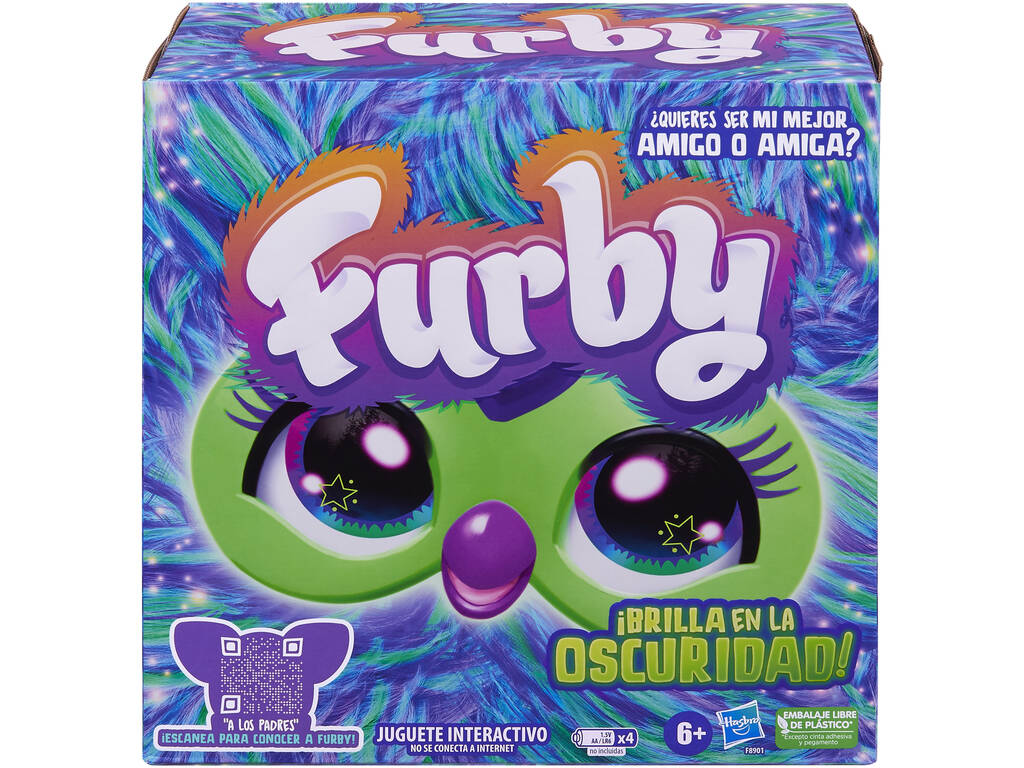 Peluche Furby Interactive Glow in the Dark Hasbro F8901