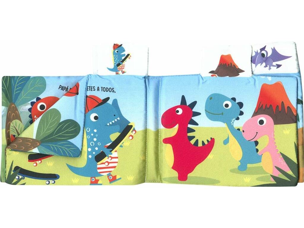 Libro di stoffa Libri morbidi Dinosauri