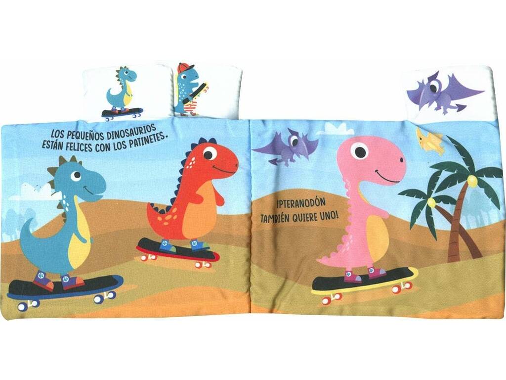 Libro di stoffa Libri morbidi Dinosauri