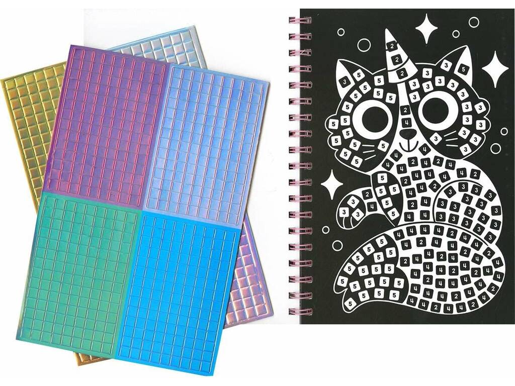 Libro Crea e colora Gli unicorni con mosaici brillanti