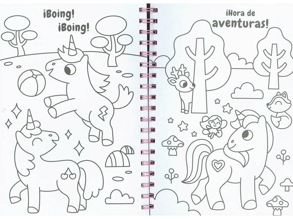 Libro Crea e colora Gli unicorni con mosaici brillanti