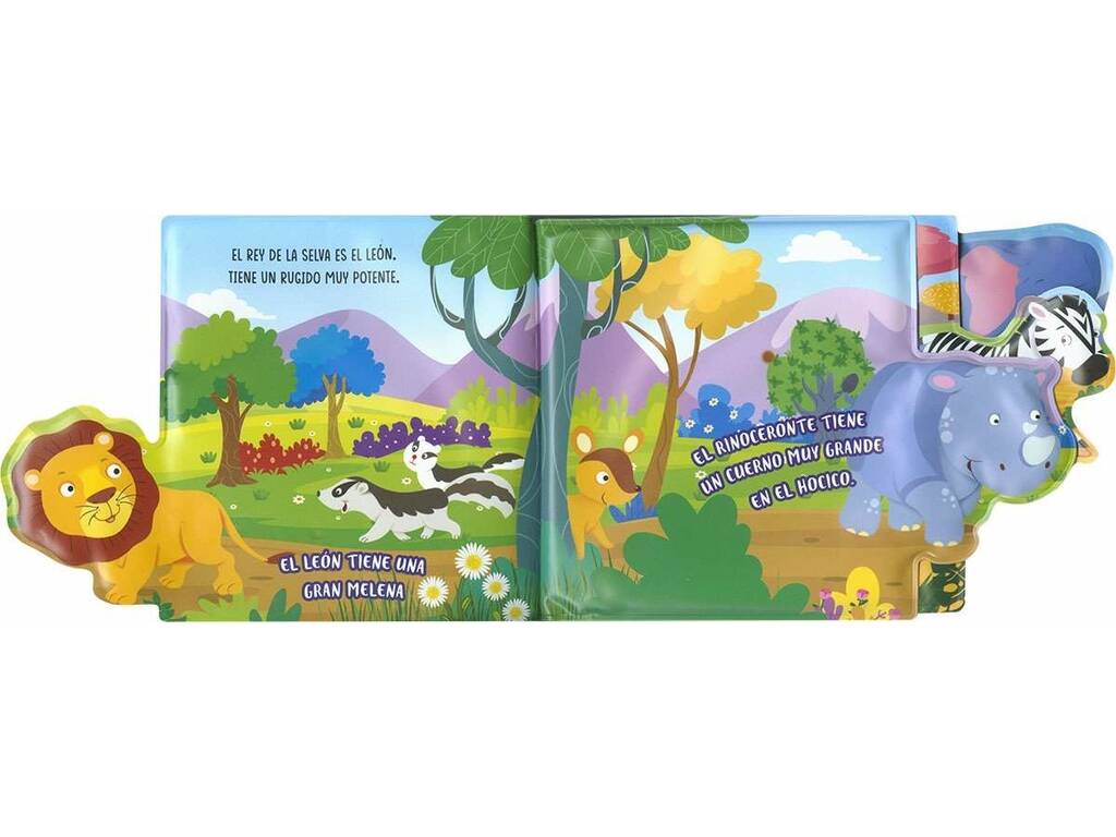 Livro de Banho Animais Selvagens