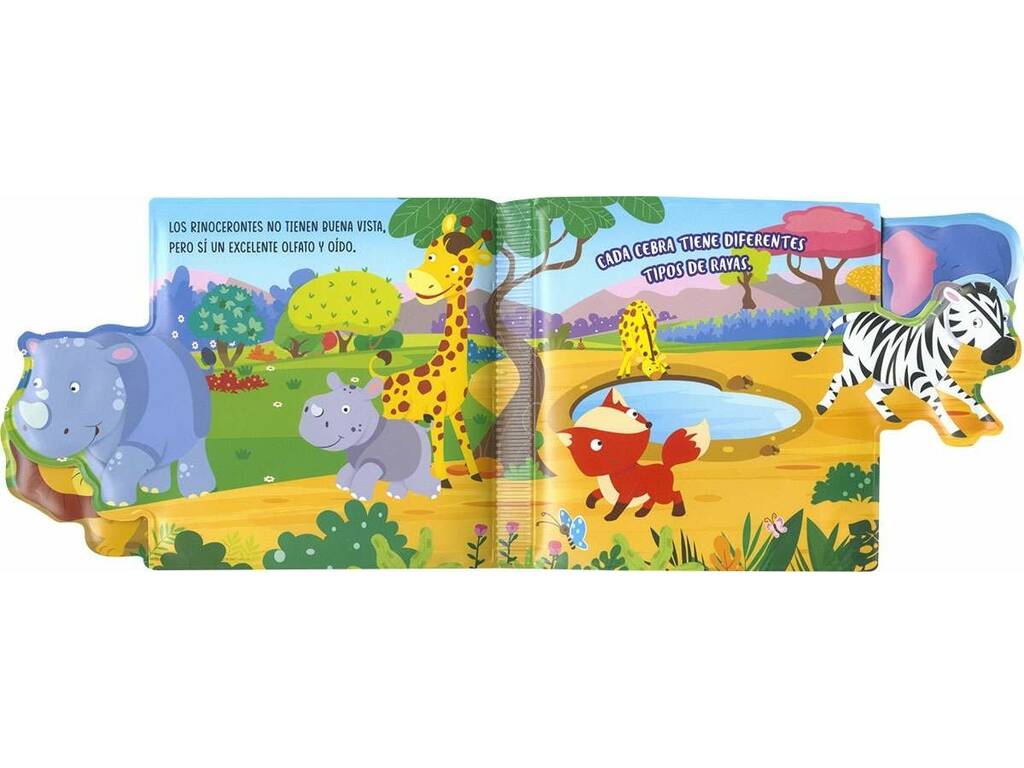 Livro de Banho Animais Selvagens