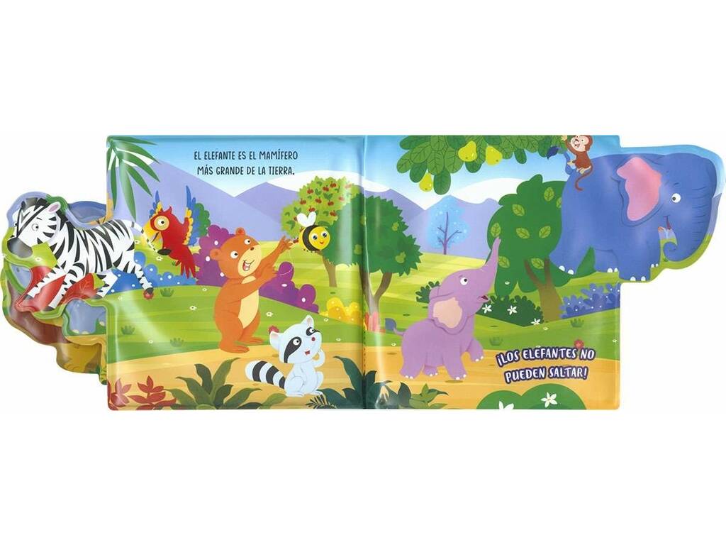 Livro de Banho Animais Selvagens