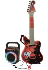 Elektrische Gitarre Dr. Sound Rock mit Verstärker und Mikrofon von Reig