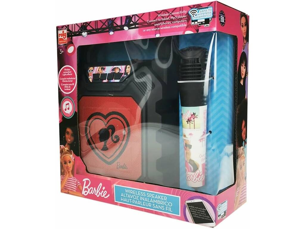 Barbie Altoparlante Wireless con Microfono Reig 4420