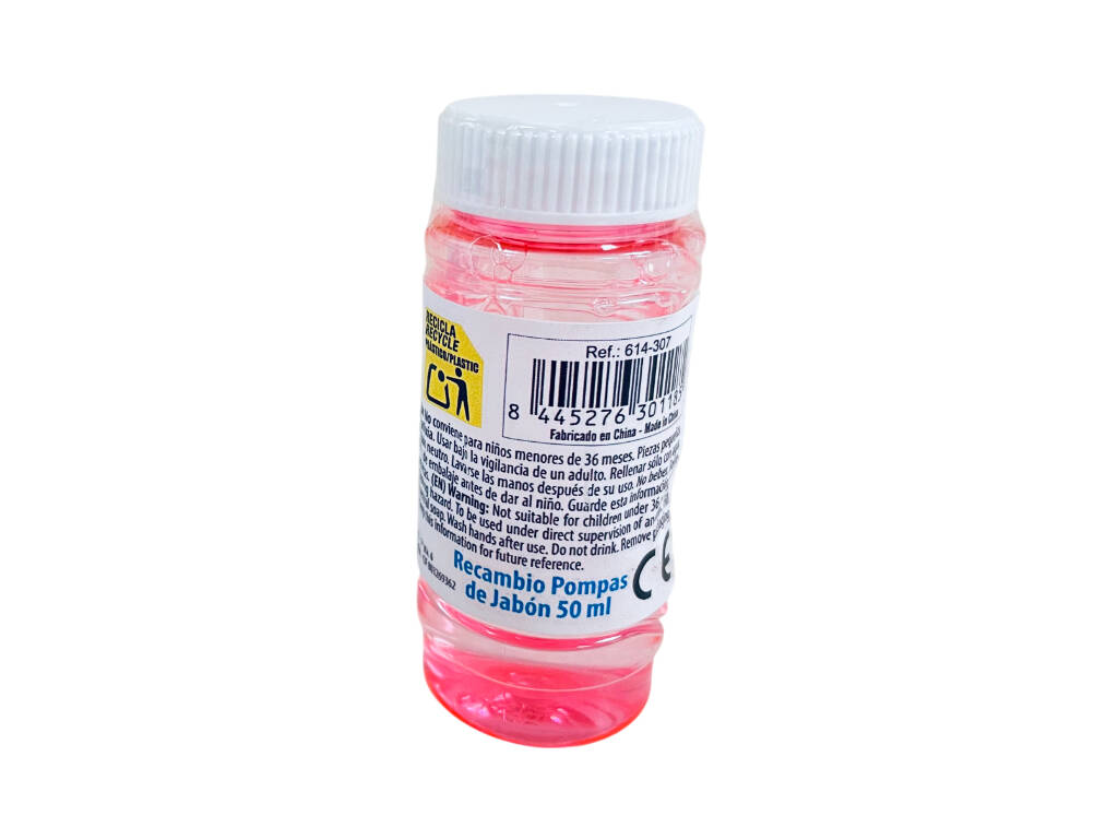 Contenitore di ricambio per bolle di sapone da 50 ml