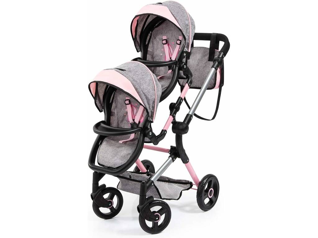 Reig Butterflies Baby Doll Carriage pliable Twin Neo Mariposas 26233AA