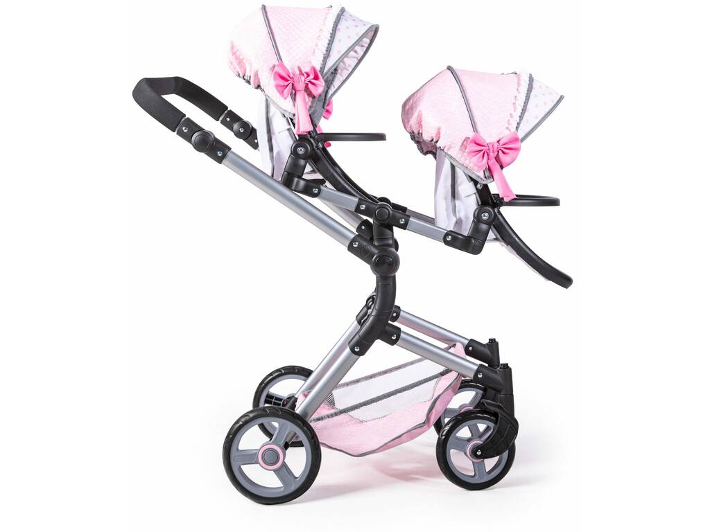 Chariot pour poupées jumelles Neo Reig RER26221