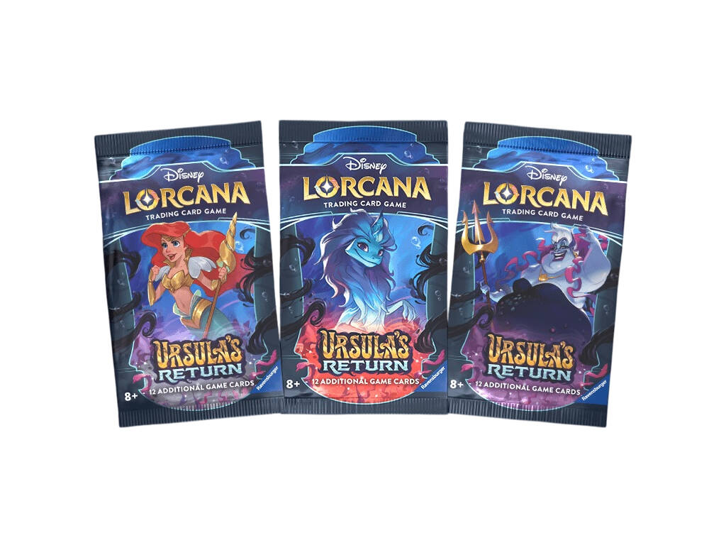 Disney Lorcana TCG Busta con 12 carte Ursula's Return