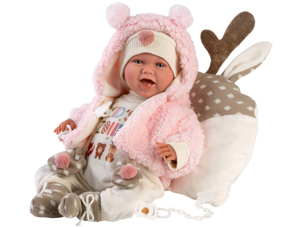 Bambola Bebè neonata Mimi Sorrisi da 42 cm. Llorens 74028
