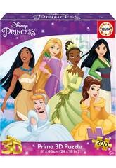 Disney Princess Prime 3D Puzzle mit 200 Teilen
