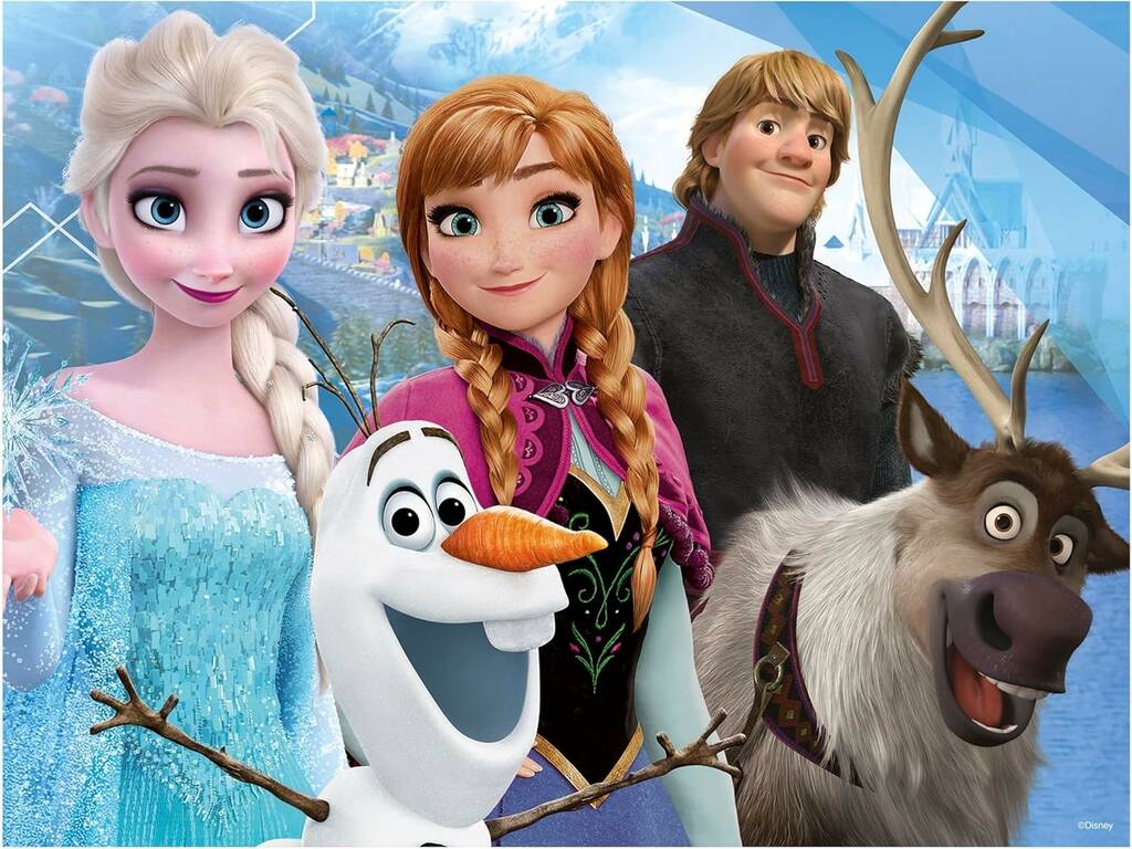 Puzzle Frozen 3D lenticolare 200 pezzi