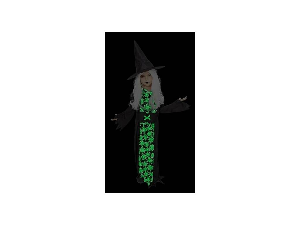 Costume da Telabruja fluorescente per bambini taglia XXS