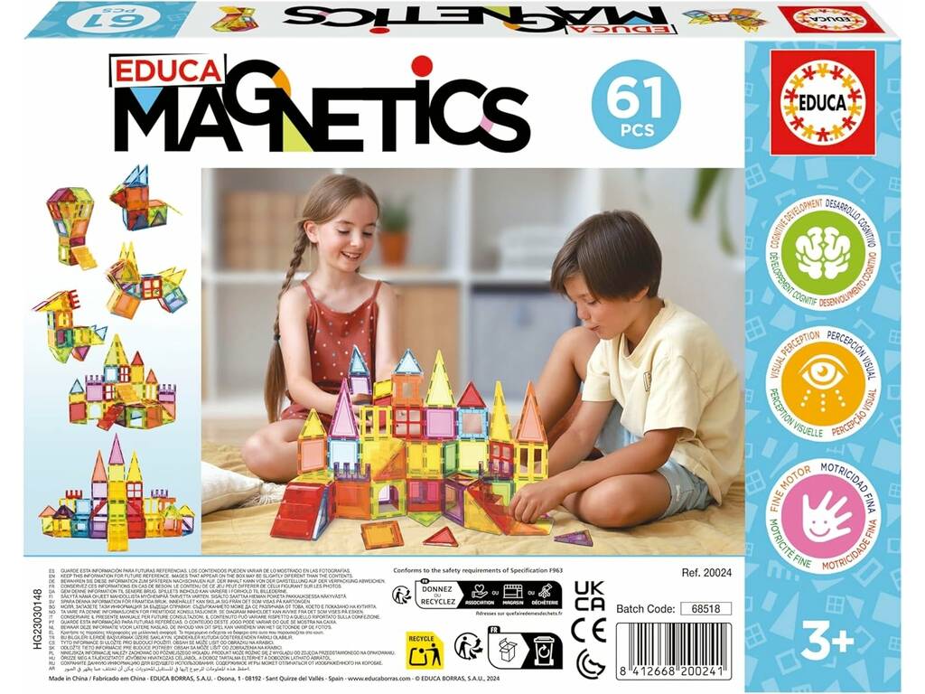 Educa Magnetics Pack 61 Peças
