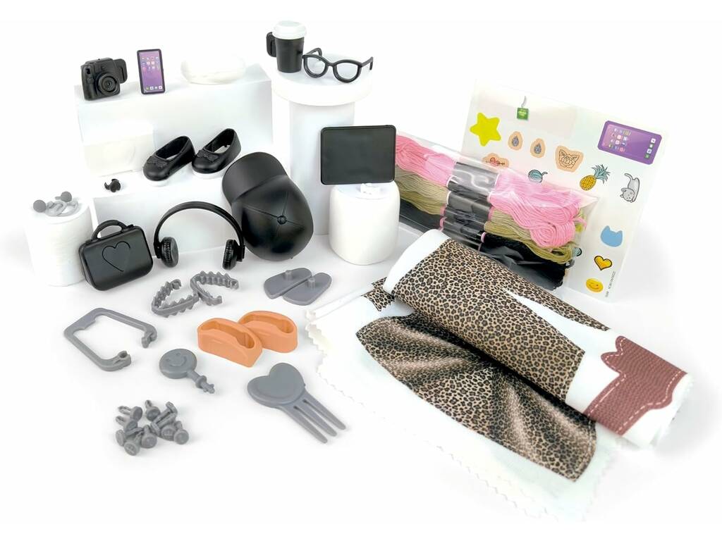 My Model Doll Design Animal Print con 36 accessori