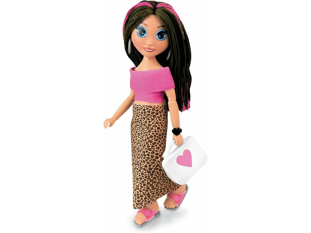 My Model Doll Design Animal Print con 36 accessori