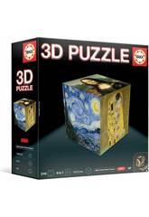 Puzzle 3D Cube Art 6 in 1 Educa 20123