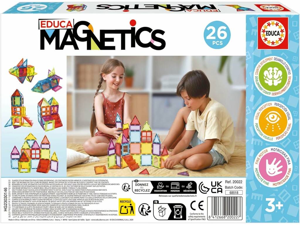 Educa Magnetics Pack 26 Pezzi