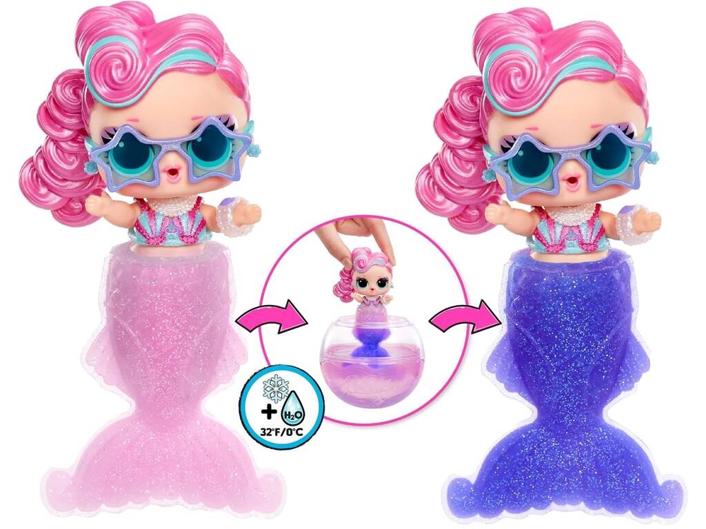 Poupée surprise LOL Mermaids avec accessoires