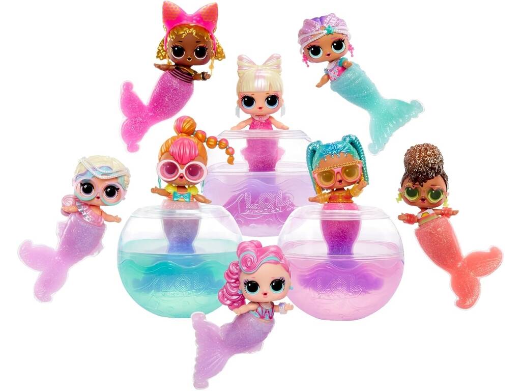 Poupée surprise LOL Mermaids avec accessoires