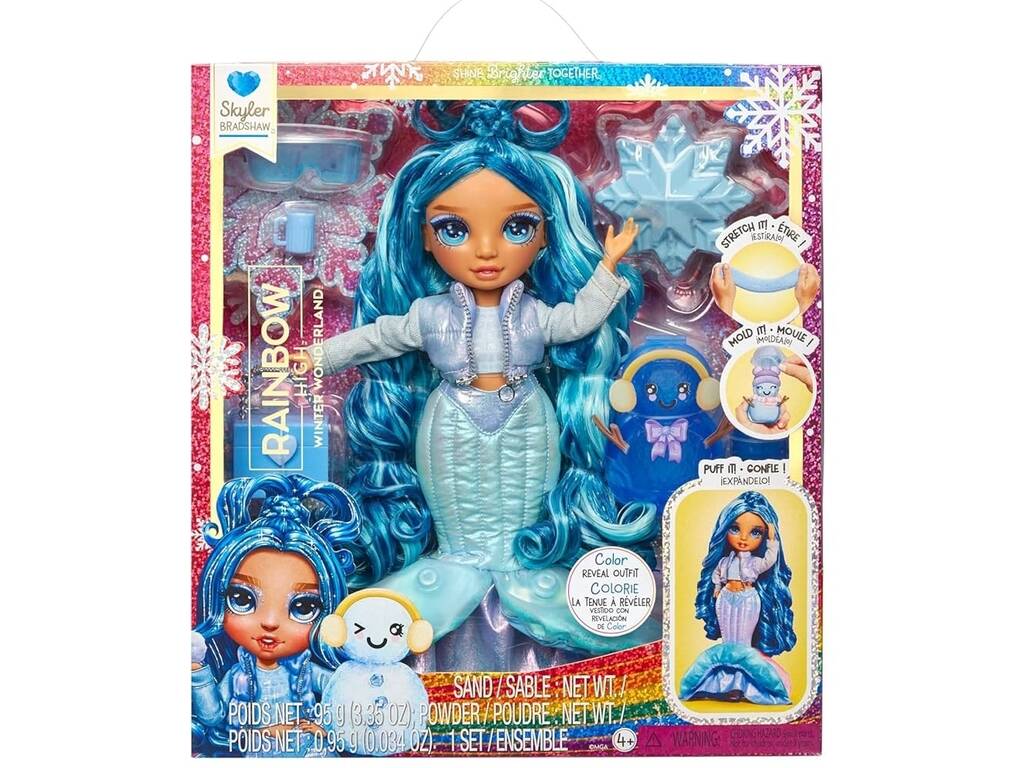Rainbow High Winter Wonderland Bambola Skyler Bradshaw