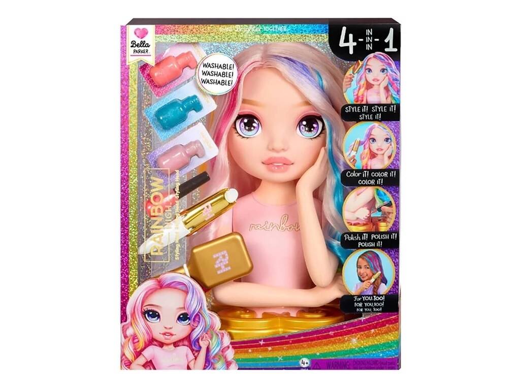 Rainbow High Bust 4 en 1 Bella Parker avec accessoires