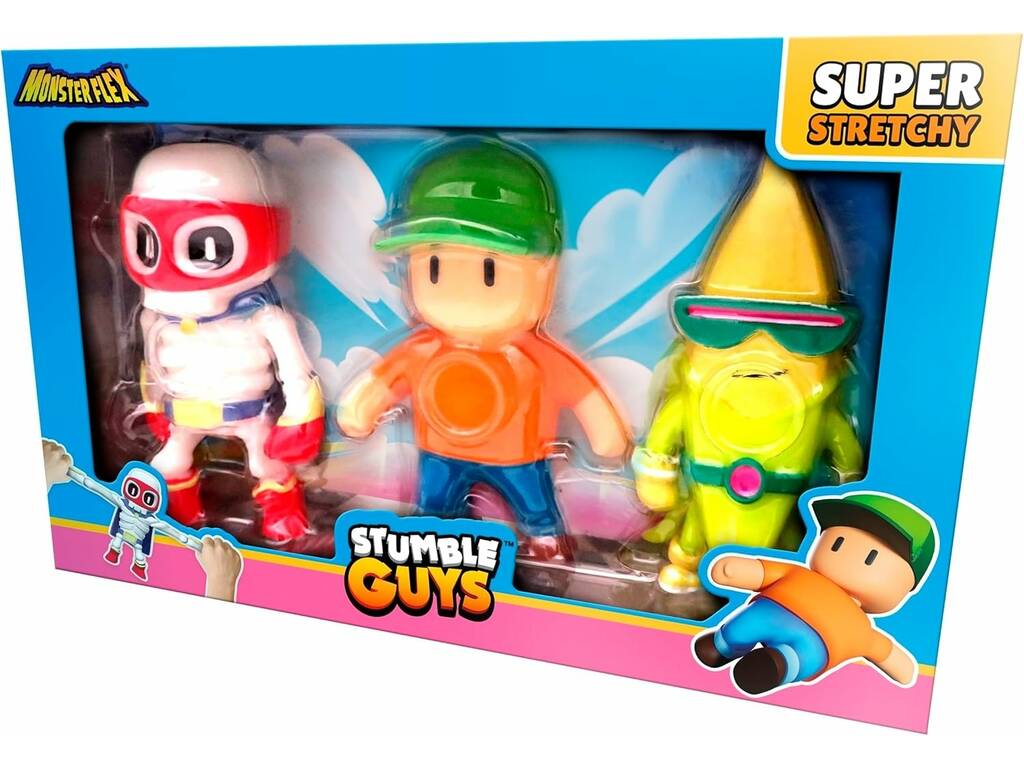 Stumble Guys Pack 3 Monster Flex Bizak 64390005