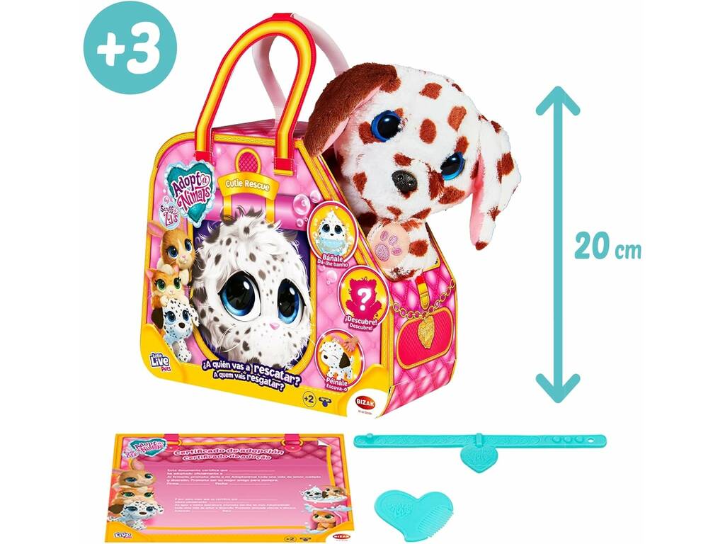 Little Live Pets Adoptanimals Cutie Rescue Surprise Soft Toy