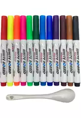 Set 12 Rotuladores Mágicos con Cuchara