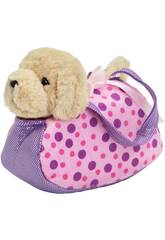 Cão Peluche em Bolsa de Transporte