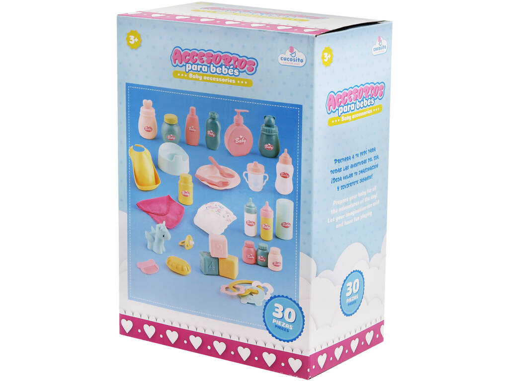 Acessórios para Bonecas Bebés 30 Peças 